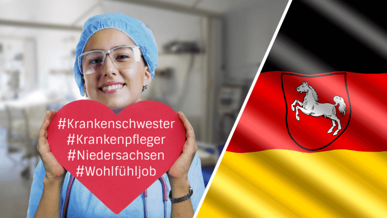 Krankenschwester-Krankenpfleger-Job-In-Niedersachsen-Fahne-Text