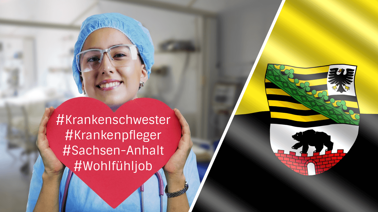 Krankenschwester-Krankenpfleger-Job-In-Sachsen-Anhalt-Fahne-Text